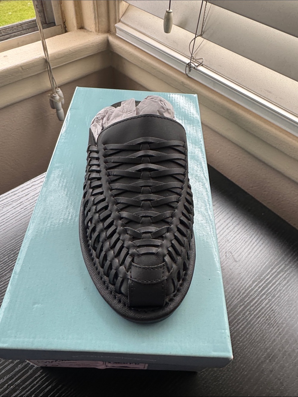 Seychelles Black Woven Leather Slip-On Mule for women - Picture 4 of 4
